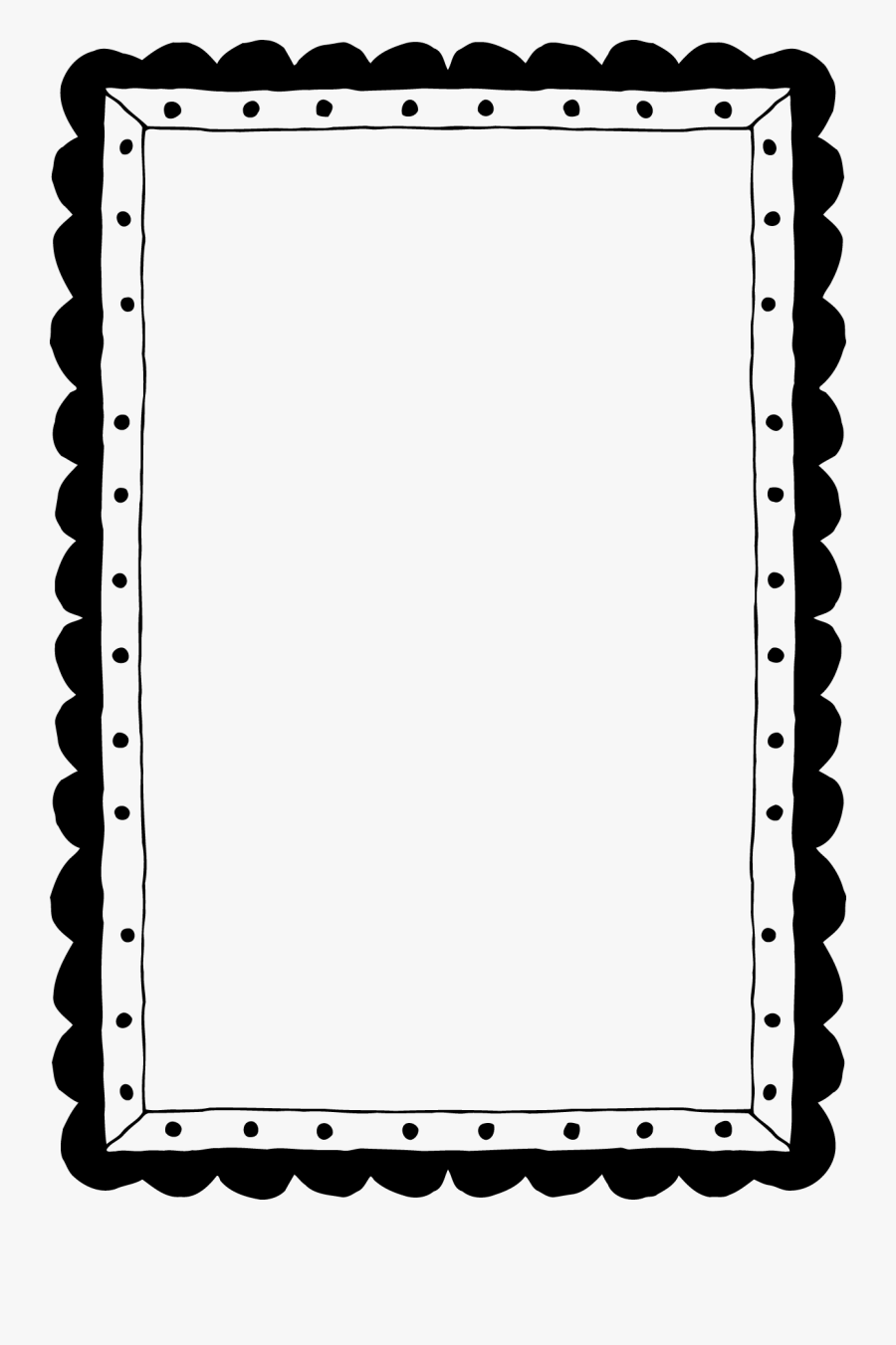 Black And Art Ink Frame Transprent Png Clipart , Png - Marcos De Color Negro Png, Transparent Clipart