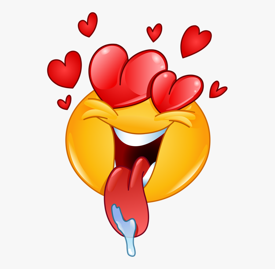 Transparent Facebook Love Png - Madly In Love Emoji, Transparent Clipart