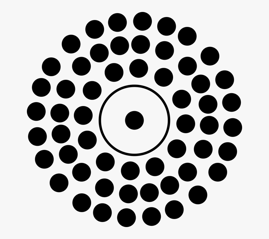 Circle With Dots Inside Clipart , Png Download - Circle With Dots Inside, Transparent Clipart