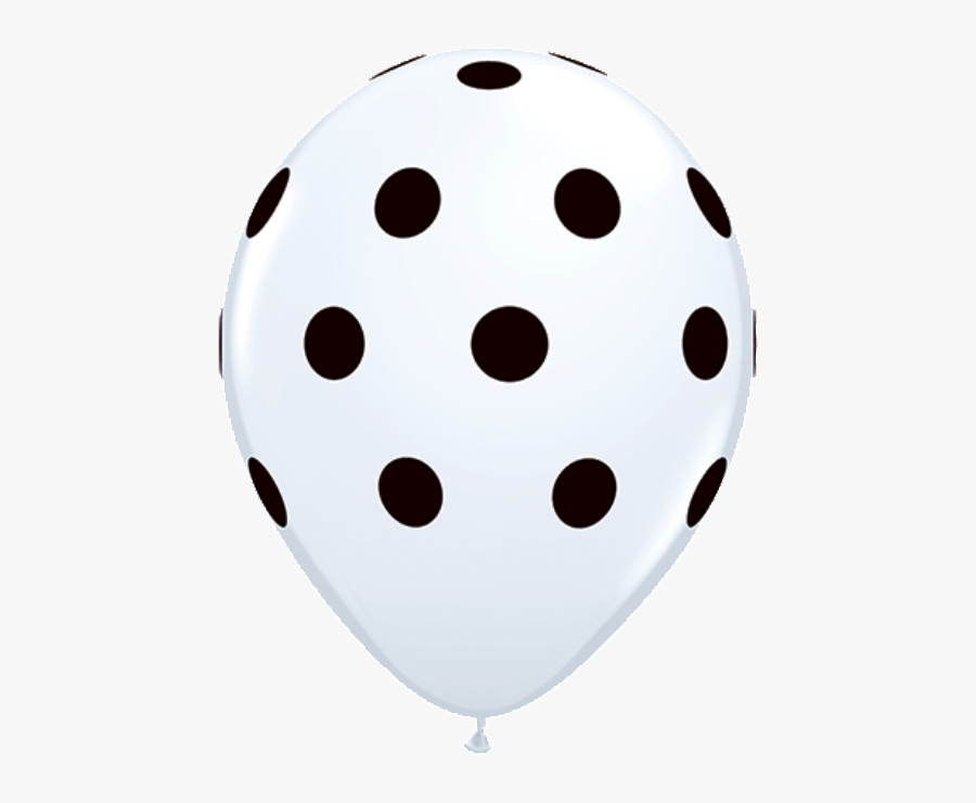 White Polka Dot Png - Balloon, Transparent Clipart