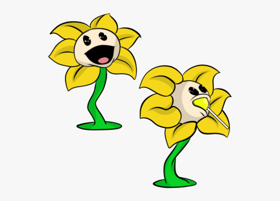 Au Where Mona Is Flowey - Au Flowey Art, Transparent Clipart