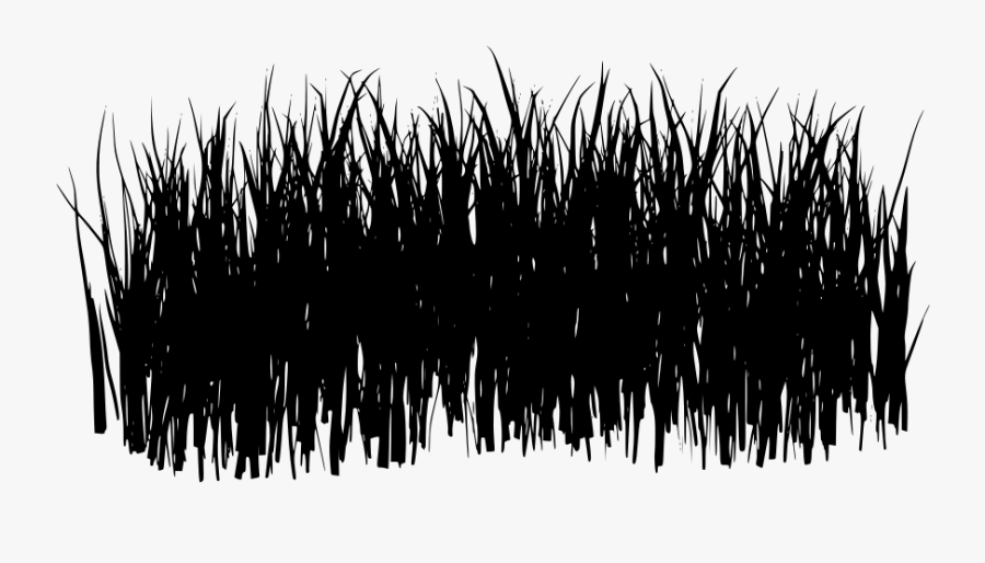 Black And White Grass Png, Transparent Clipart