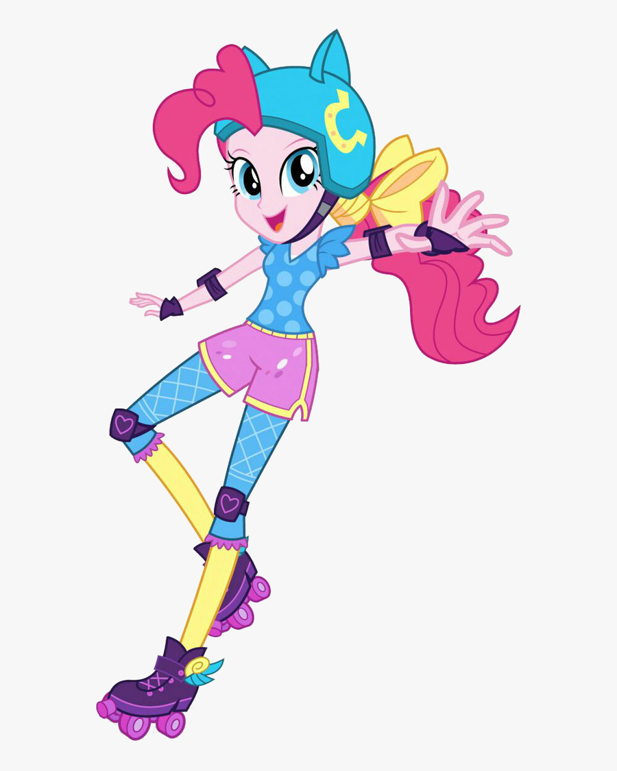 Roller Skates Clipart Vector - My Little Pony Equestria Games Pinkie, Transparent Clipart