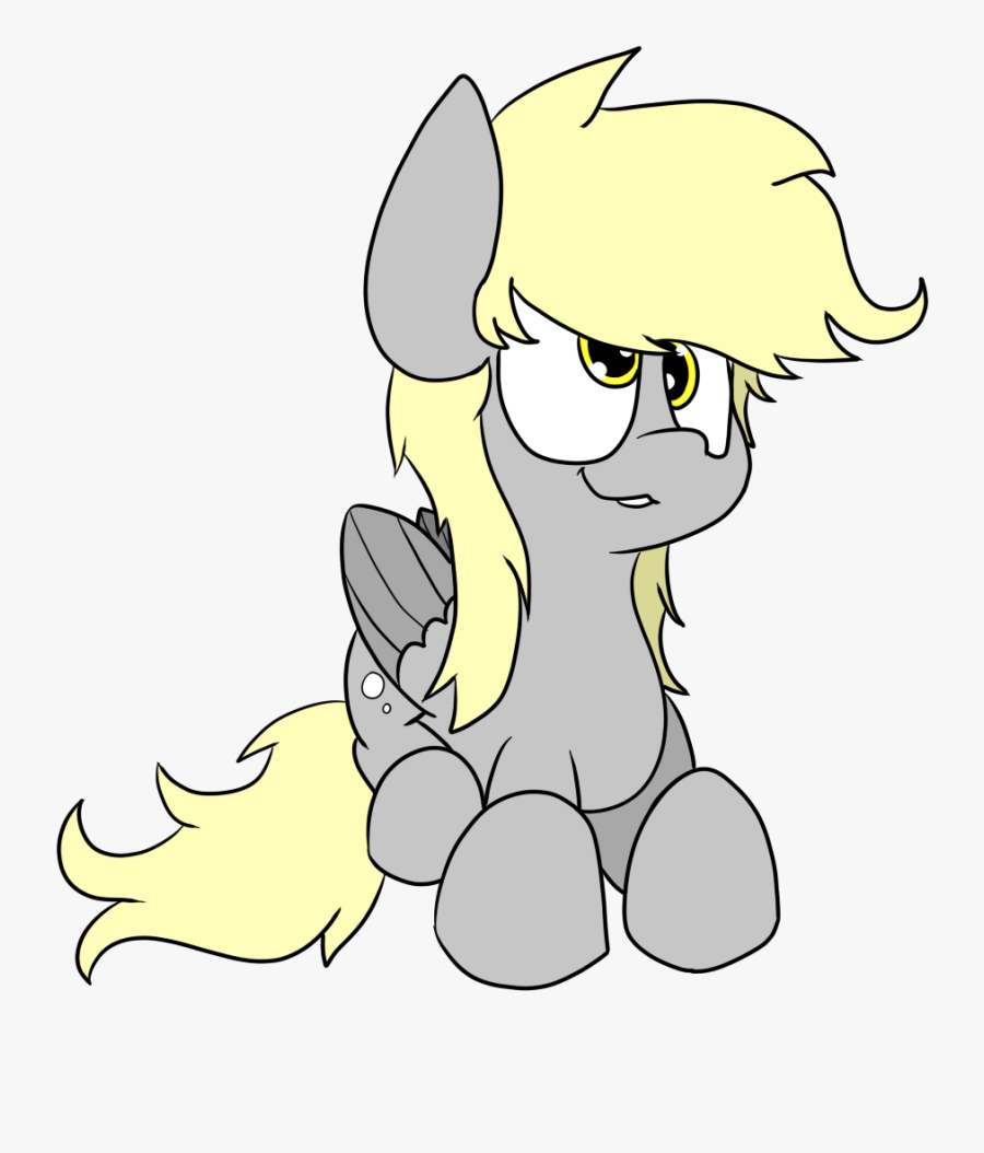 Dark Shadow, Cross Eyed, Cute, Derpy Hooves, Gray, - Derpy Hooves Cute, Transparent Clipart