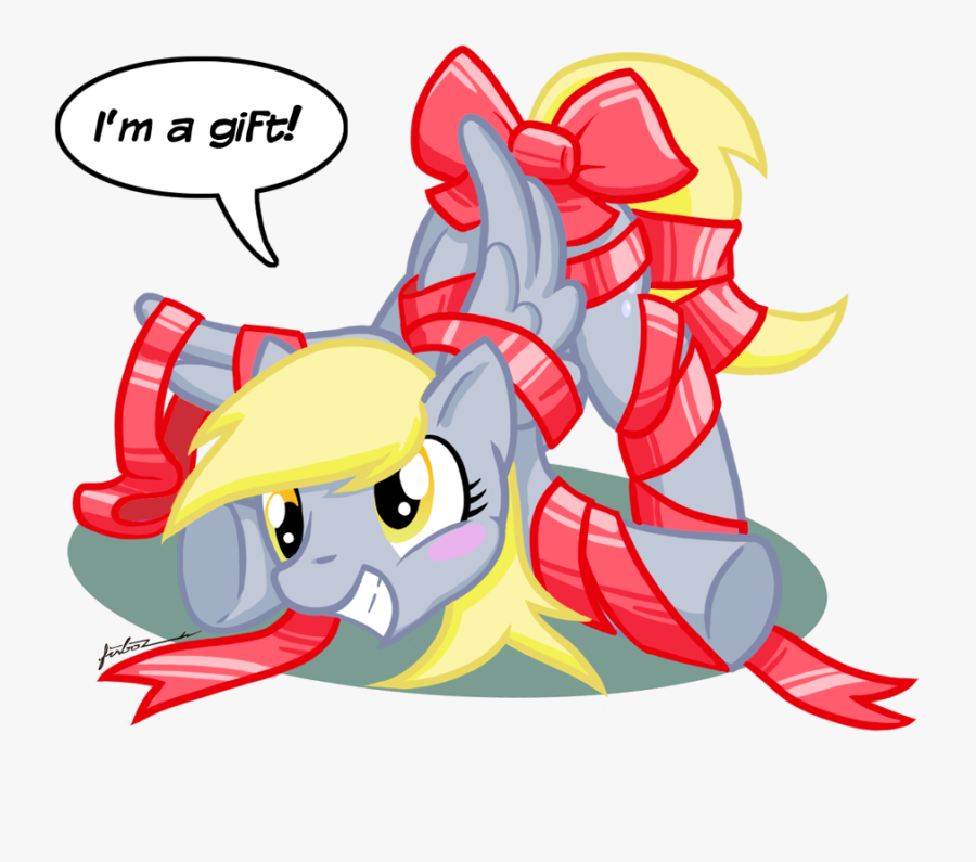 Image Derpy Hooves Know - Mlp Present For Christmas, Transparent Clipart