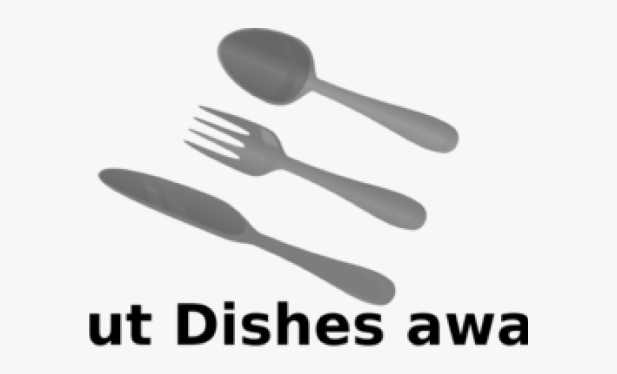 Dishes Away Cliparts - Knife, Transparent Clipart