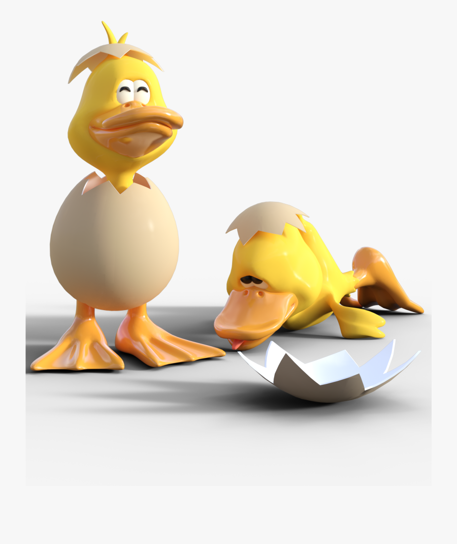 Anime Baby Ducks In Eggs Shell - Funny Easter Quotes, Transparent Clipart