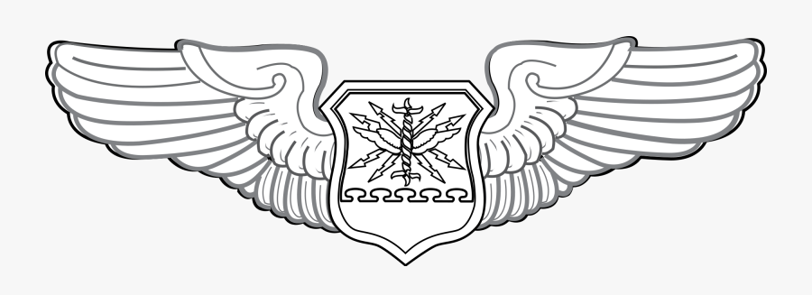 Wing Svg Air Force - Enlisted Aircrew Wings, Transparent Clipart