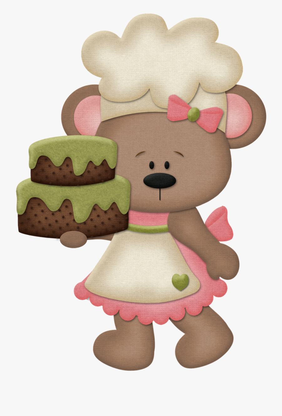 Cookin Teddy Bear Clipart, Transparent Clipart
