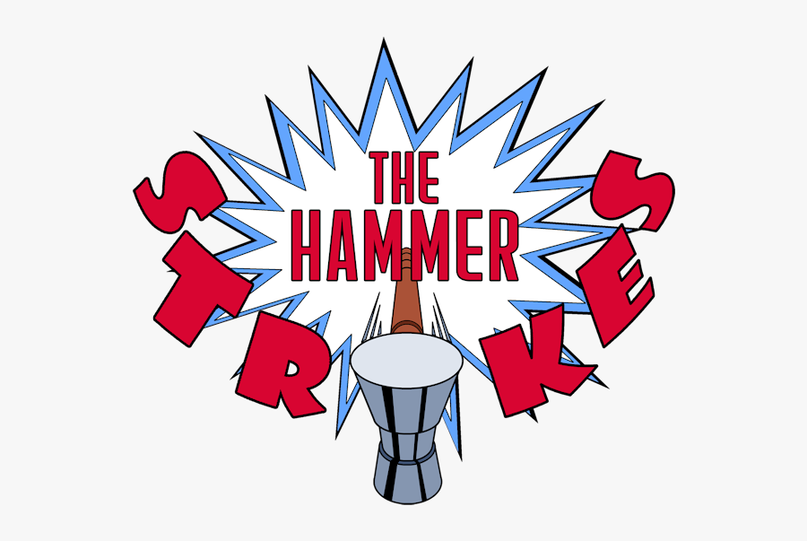 The Hammer Strikes, Transparent Clipart