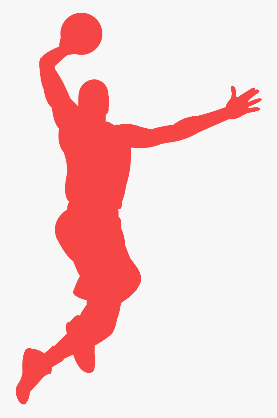 Basketballwurf Silhouette, Transparent Clipart