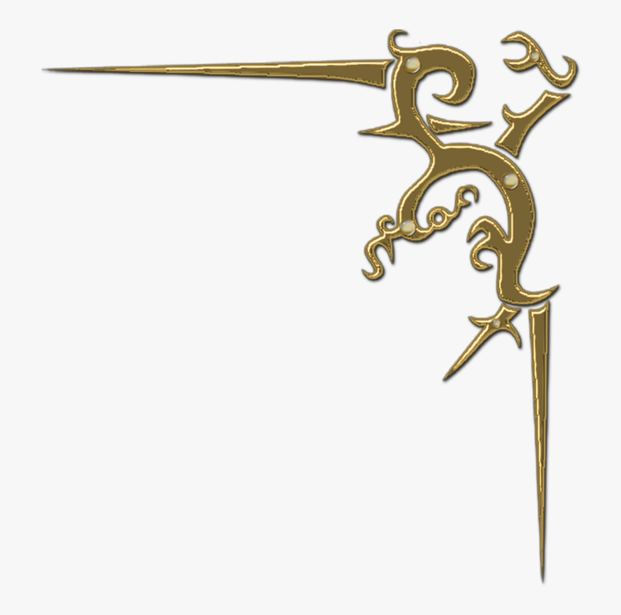 Tribal Corner Designs Png, Transparent Clipart