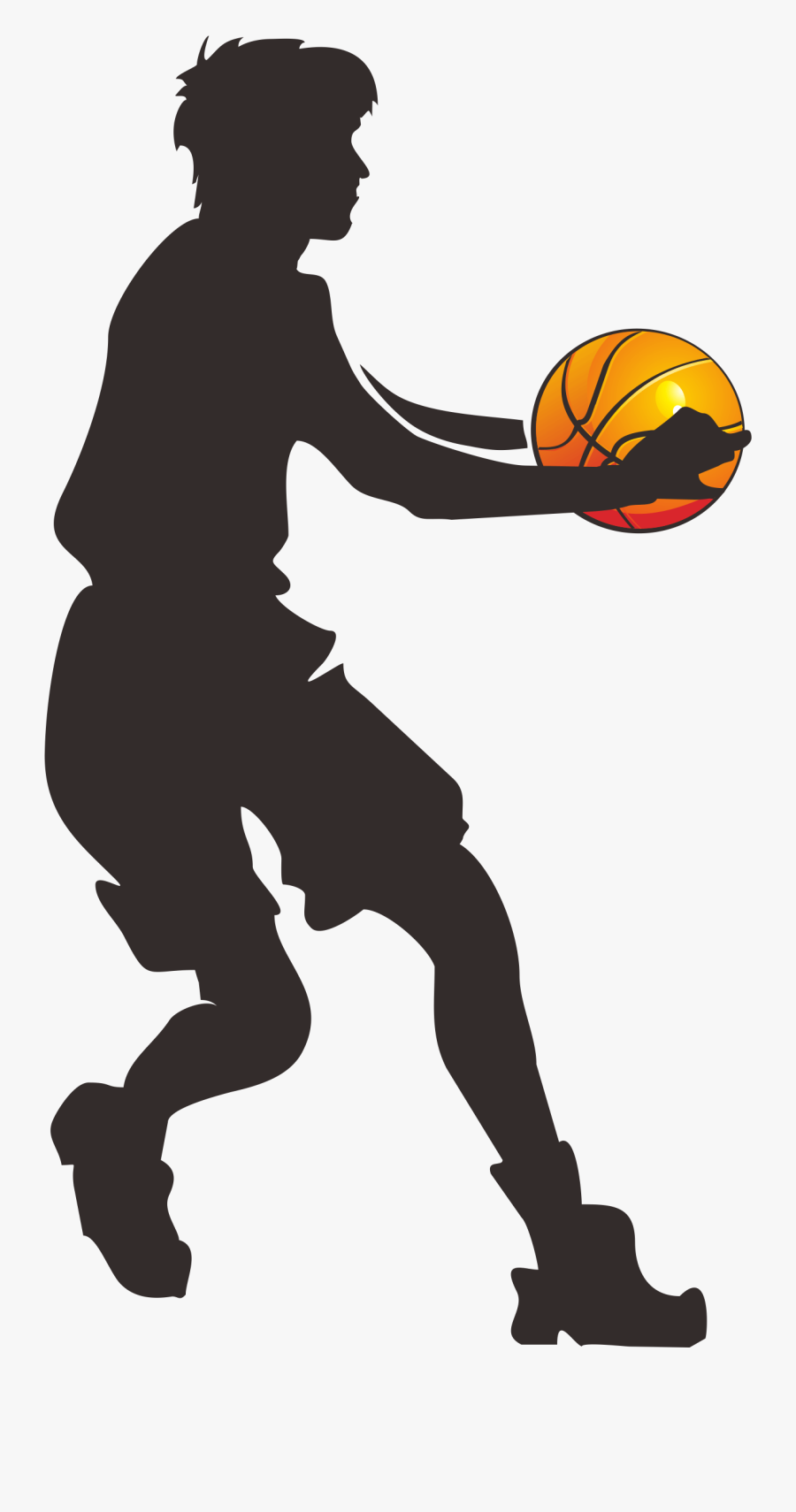 Drawing Of Basketball Scene, Transparent Clipart