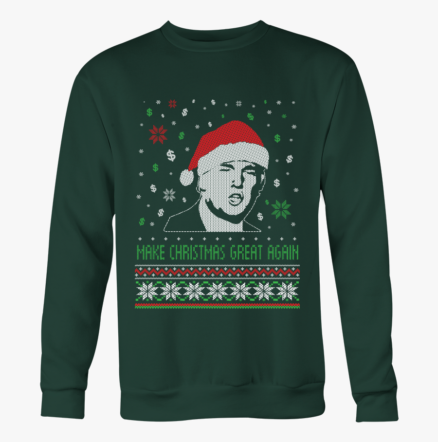 Ugly Christmas Sweater Png - Long-sleeved T-shirt, Transparent Clipart
