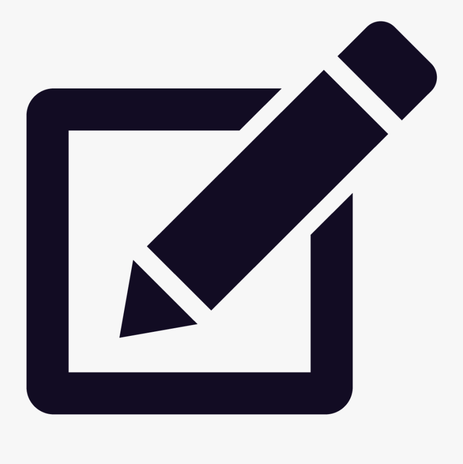 Pencil Icon, Transparent Clipart