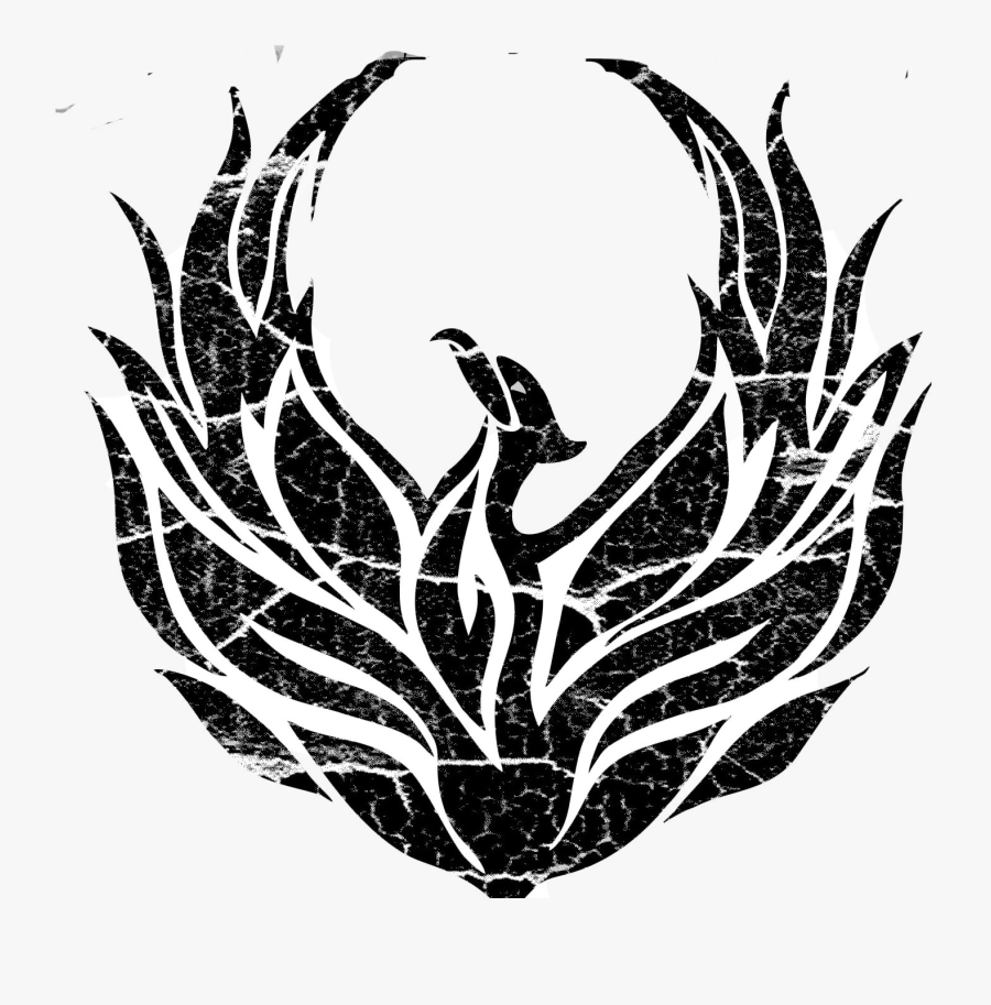 Tribal Fire Phoenix Tattoo, Transparent Clipart