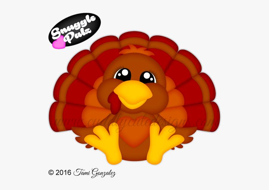 Turkeys Clipart Cupcake - Snuggle Palz, Transparent Clipart