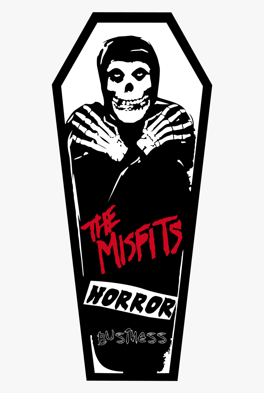 Danzig, Misfits, & Samhain - Crimson Ghost Misfits Logo, Transparent Clipart