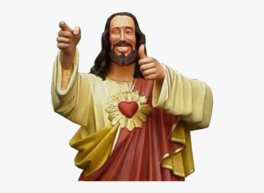 Jesus Dogma Buddy Christ Thumb Signal - Jesus Buddy, Transparent Clipart
