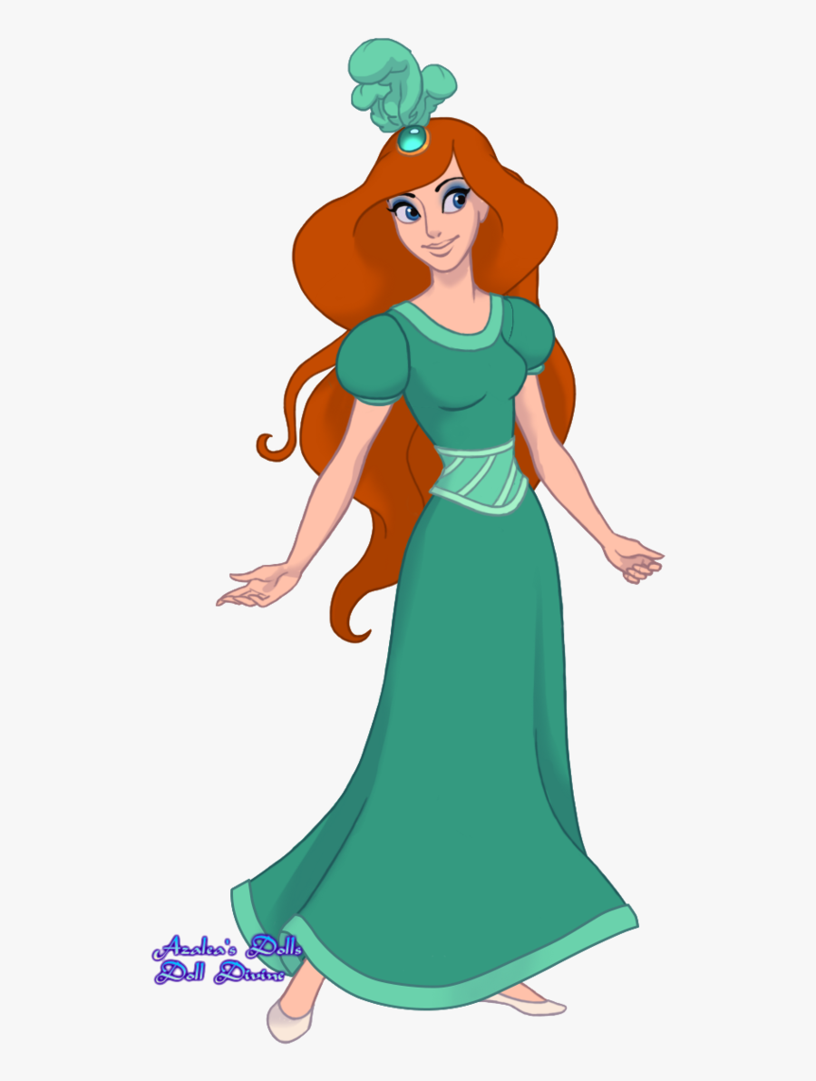 Little Red Haired Girl, Transparent Clipart