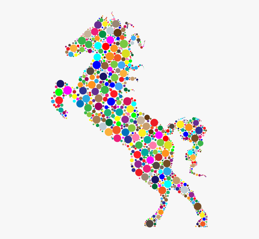 Art,area,body Jewelry - Colorful Horse Png, Transparent Clipart