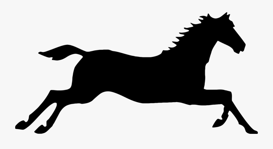Arabian Horse Gallop Friesian Horse Black Forest Horse - Horse Galloping Clip Art, Transparent Clipart