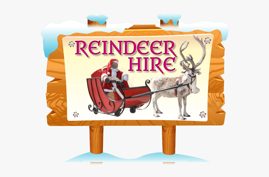 Reindeer Hire - Illustration, Transparent Clipart