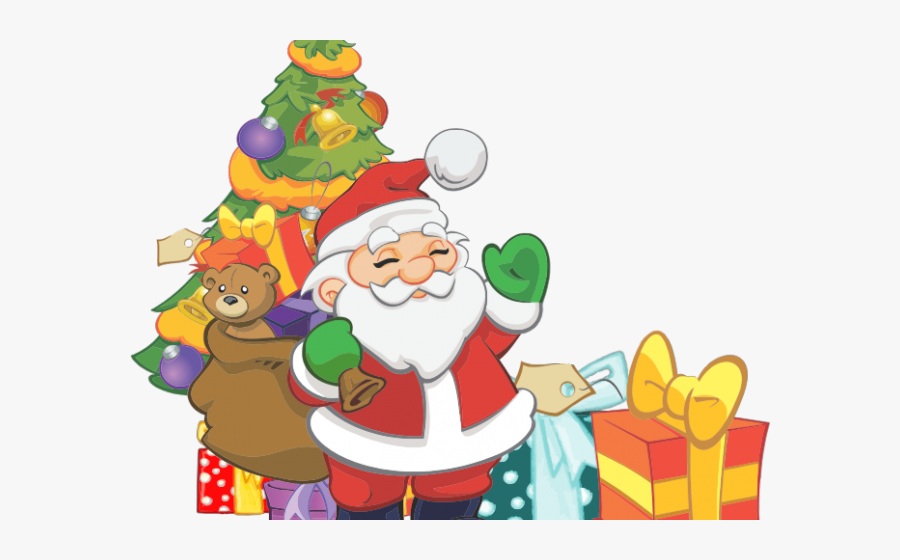 Santa Christmas Clip Art, Transparent Clipart