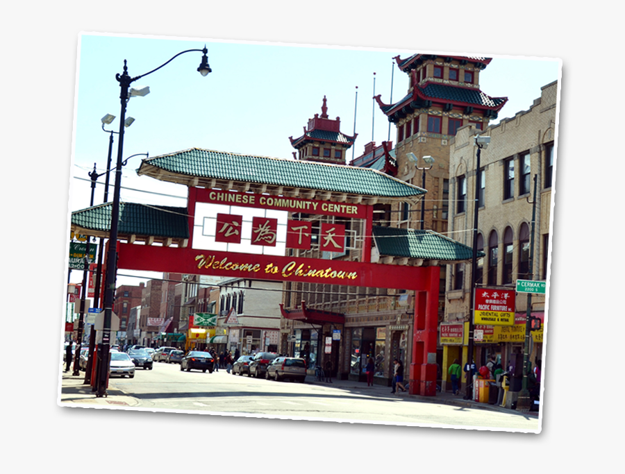 Clip Art China Famous Landmarks - Chinatown, Transparent Clipart