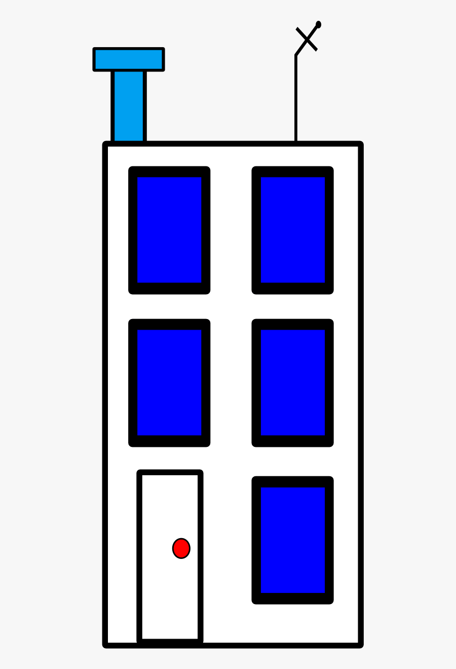 Flat Town Clipart - Graphics, Transparent Clipart