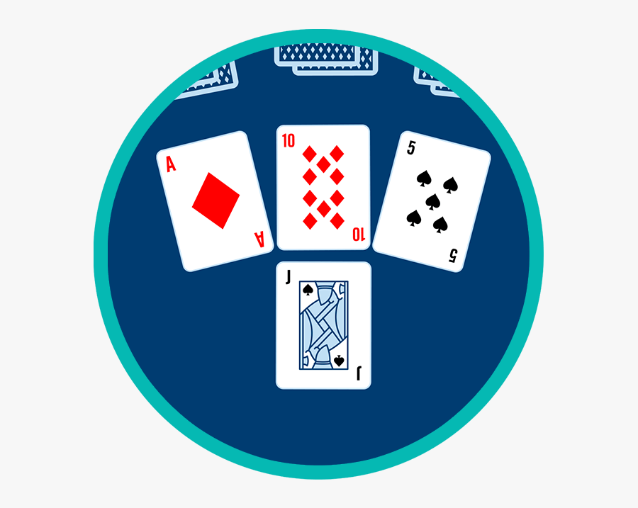 Four Cards Appear Face Up - He Mccracken Middle School, Transparent Clipart