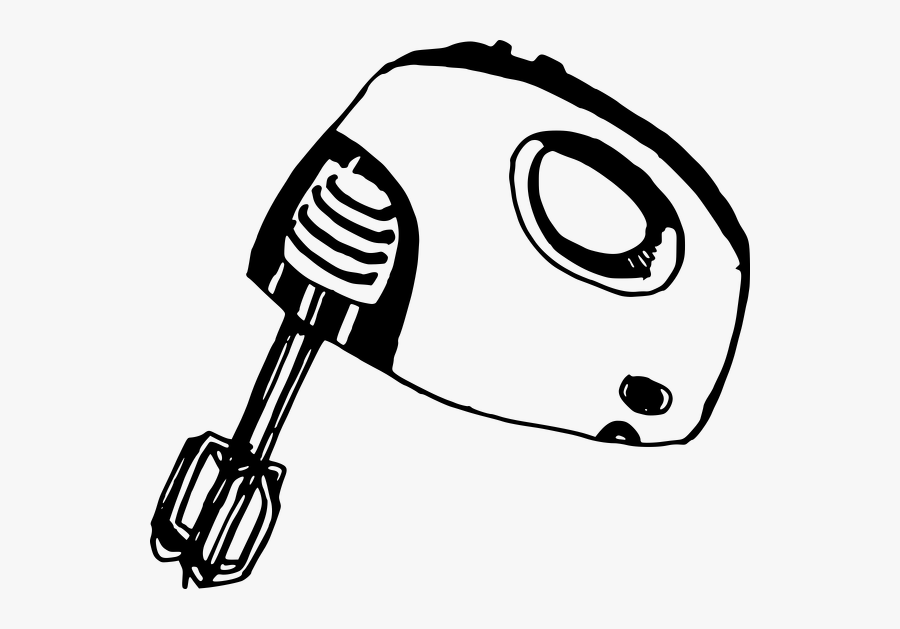 Transparent Mixer Clipart Black And White - Mixer Clipart, Transparent Clipart
