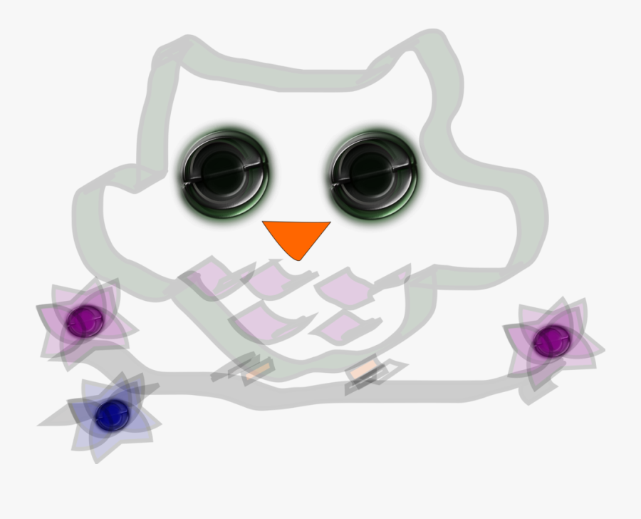 Owl,eye,purple - Penguin, Transparent Clipart