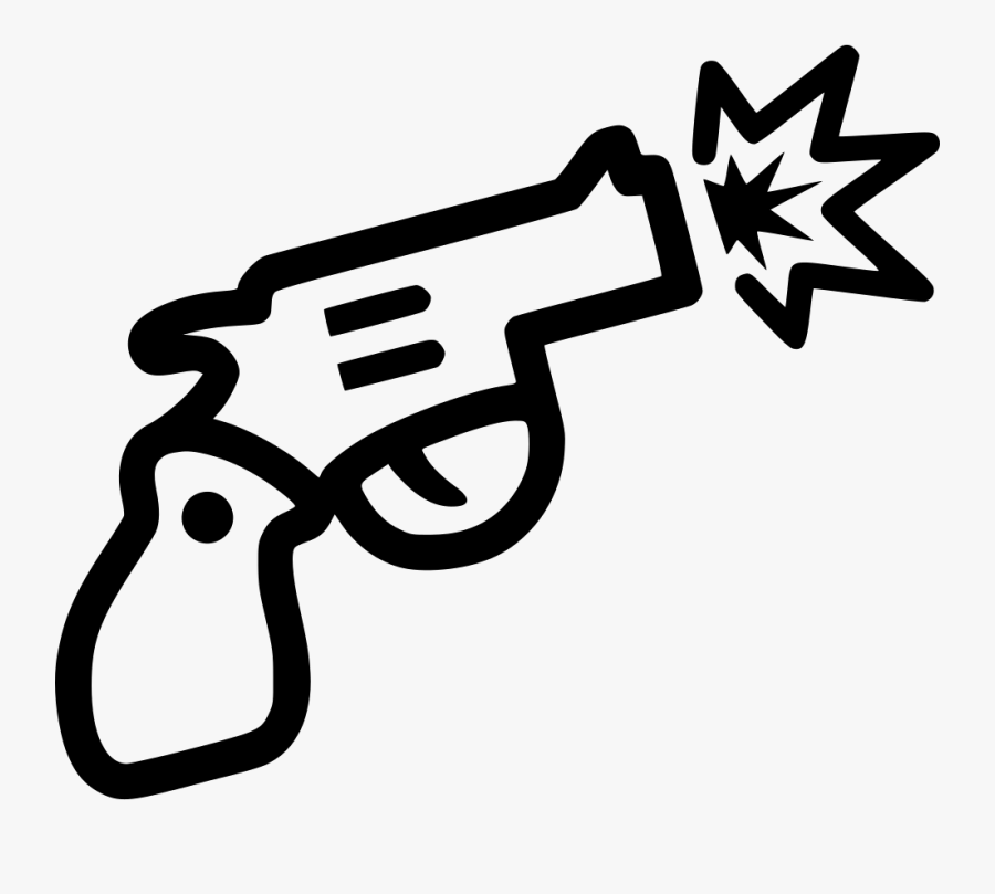 Firing Gun - Icon Gun Png, Transparent Clipart
