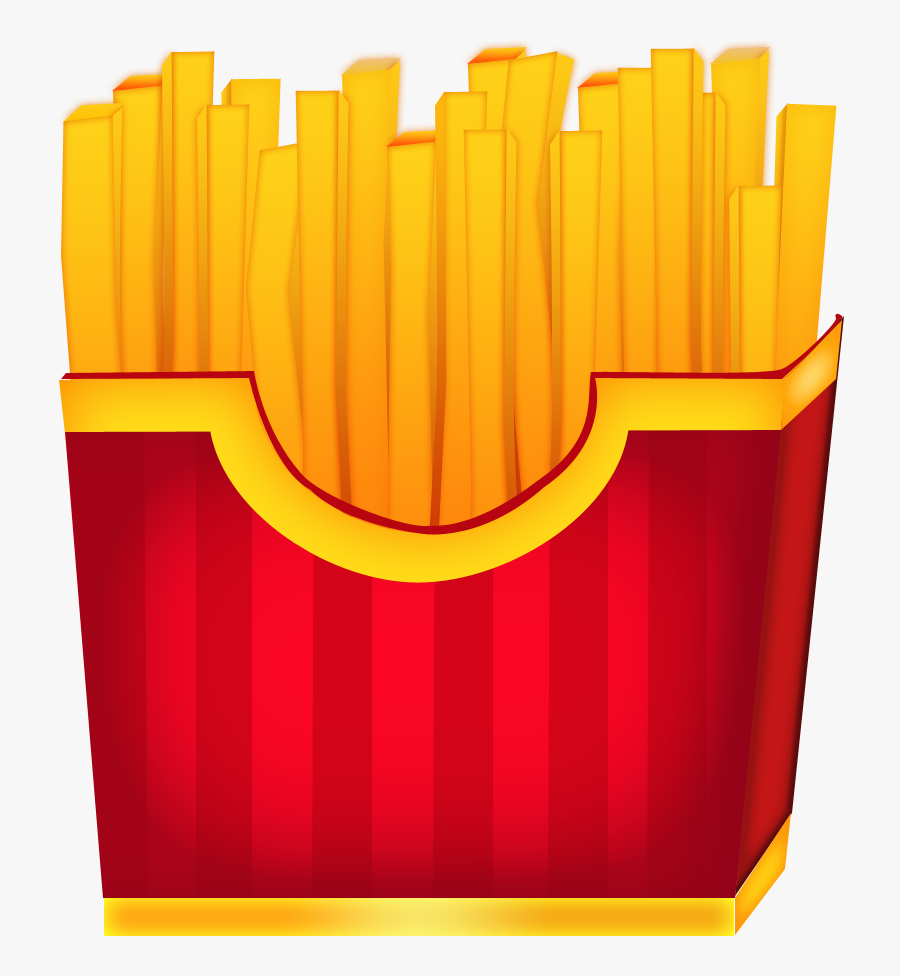 Cornet De Frites - Fast Food, Transparent Clipart