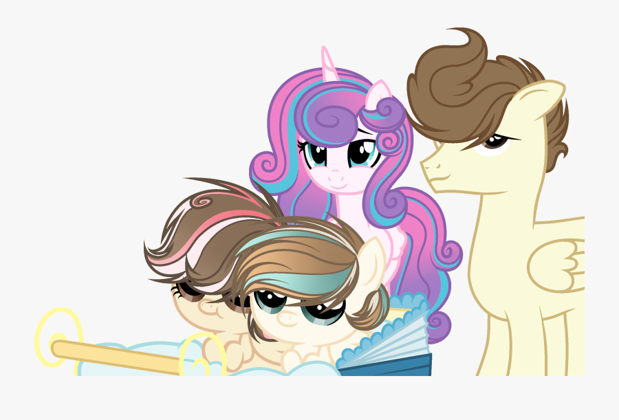 Transparent Royal Carriage Clipart - Mlp Flurry Heart And Pound Cake, Transparent Clipart