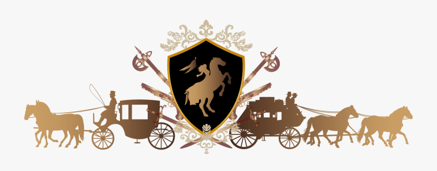 Carriage - Horse And Buggy Logo Png, Transparent Clipart