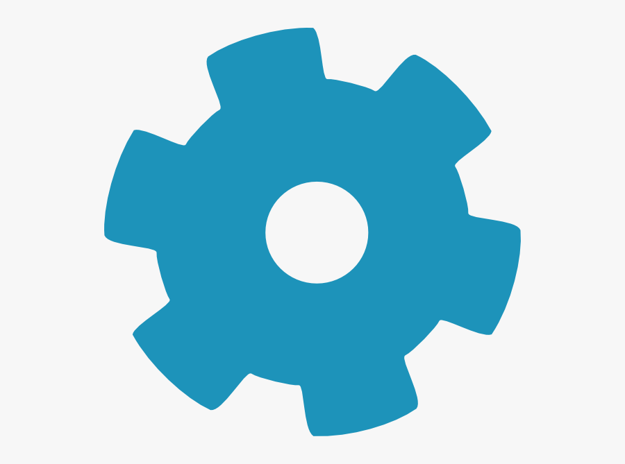 Clipart Gear Wheel - Blue Gear Icon Clipart, Transparent Clipart