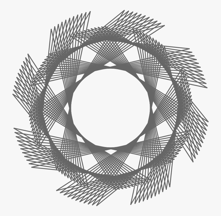 Free Clip Art "angolo Aureo - Cnc Round Design, Transparent Clipart