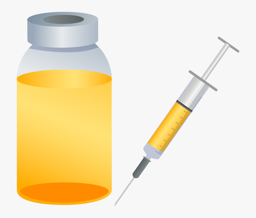 Syringe Clipart Liquid Medicine - Syringe, Transparent Clipart