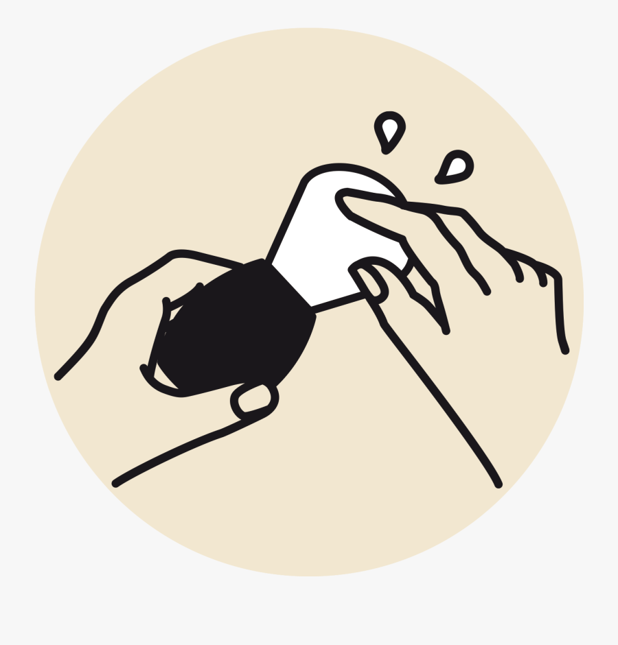 Cleaning The Brush - Illustration, Transparent Clipart