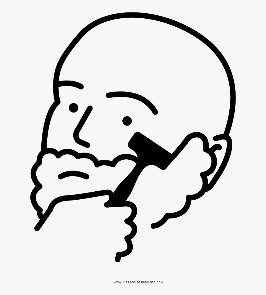 Shaving Coloring Page - Shaving For Coloring, Transparent Clipart