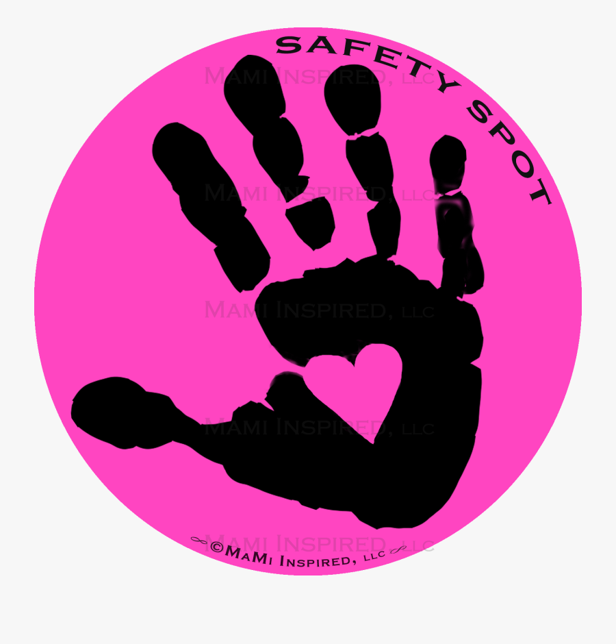 Handprint Transparent Toddler - Hand Spot For Car, Transparent Clipart
