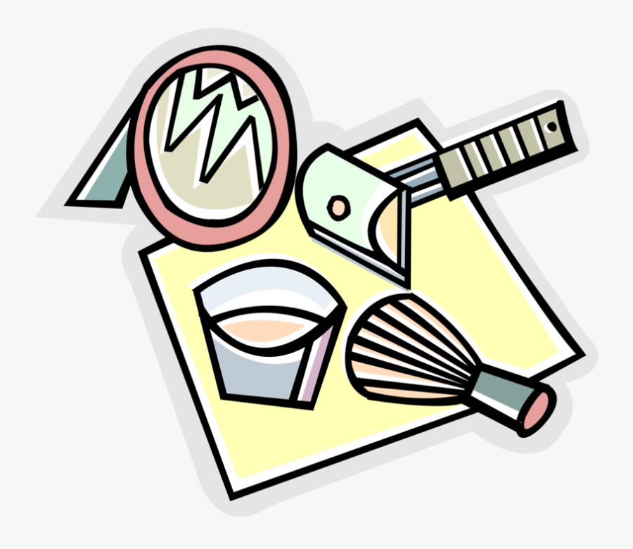 Vector Illustration Of Personal Grooming Shaving Equipment, Transparent Clipart