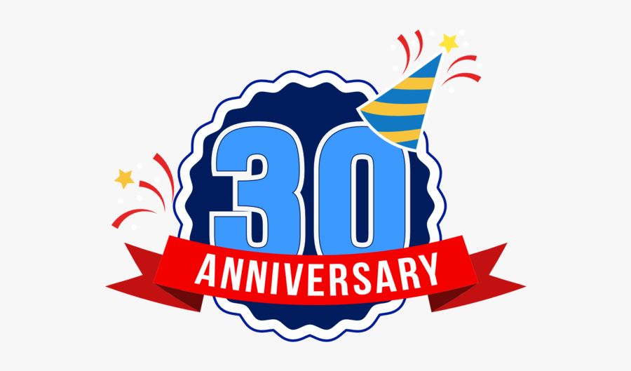 30 Years Footer2@2x - Clip Art, Transparent Clipart