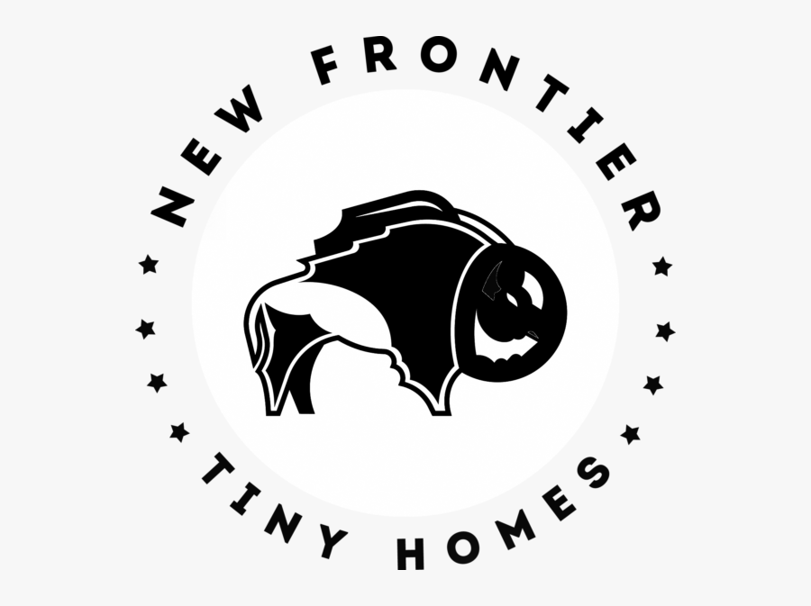 New Frontier Tiny Home Logo - Bison, Transparent Clipart