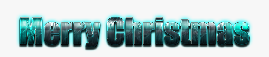 Merry Christmas Word Png Image - Blue Png Merry Christmas Word, Transparent Clipart