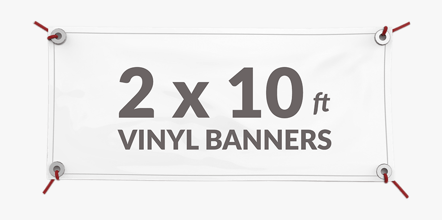 2 X 10 Banner, Transparent Clipart