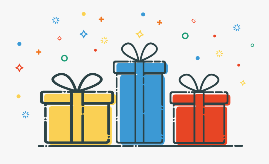礼物 矢量, Transparent Clipart