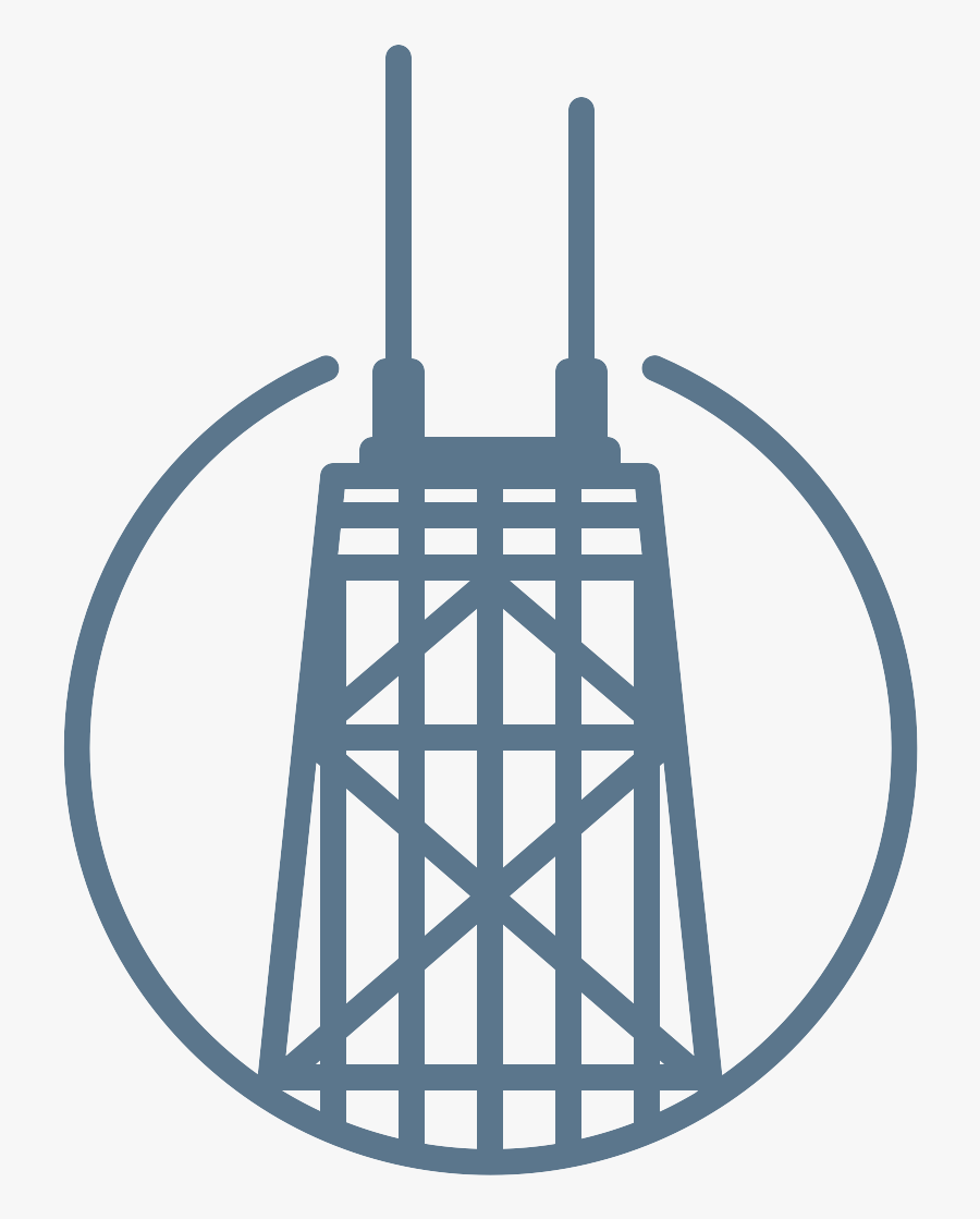 John Hancock Center Icon, Transparent Clipart